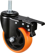 Ruote per trasporto 1016 mm - ruote pesanti - capacità di carico 200 kg - ruote inclinabili - per interni ed esterni - ruote industriali - bi cuscinetti a sfere - ruote da mobili - ruote per passaggio