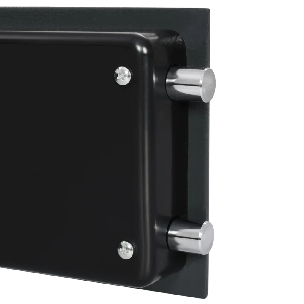 Cassa Digitale Elettronica Grigio Scuro 42x37x20 cm Acciaio