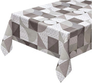 Tovaglia Cucina Antimacchia Plastificata 140x500 Cm Cerata Copritavolo Design Geometrico