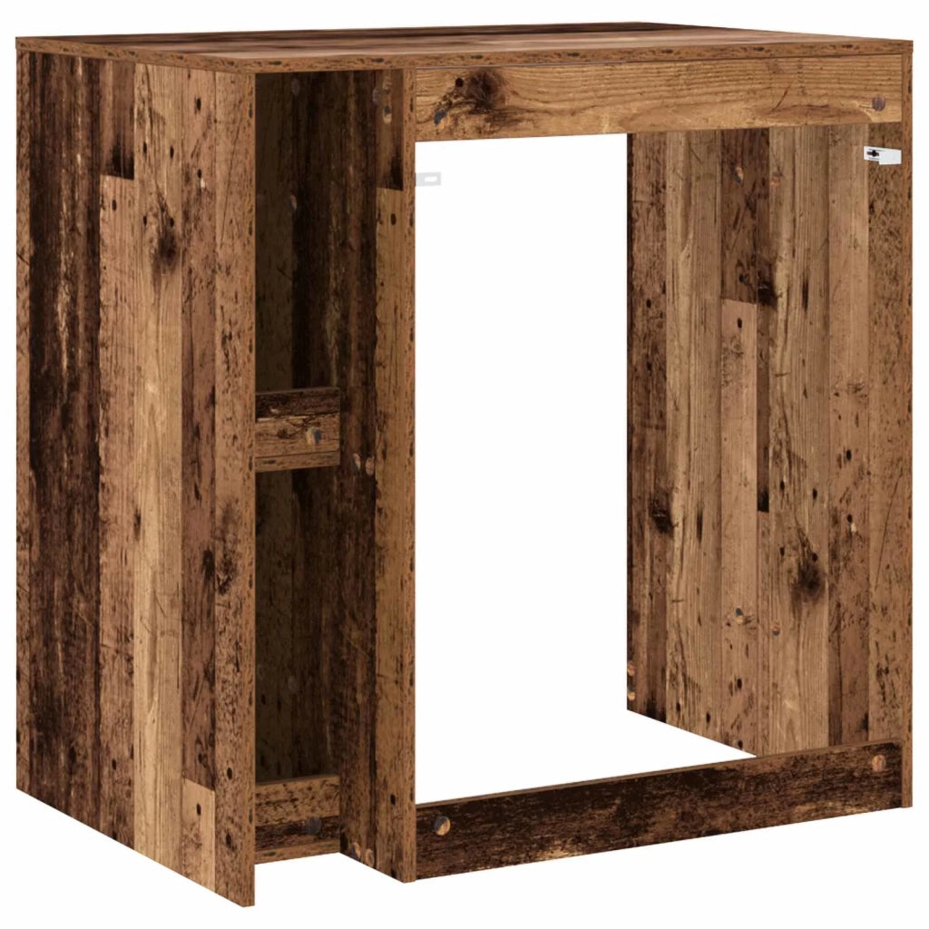 Mobiletto per lavatrice con porta Legno vecchio 87 x 60 x 89 cm 8006806