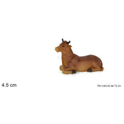 Trade Shop - Statuina Bue 4.5 Cm Per Presepe 12cm In Resina Decoro Natale Natalizio Nativita' -
