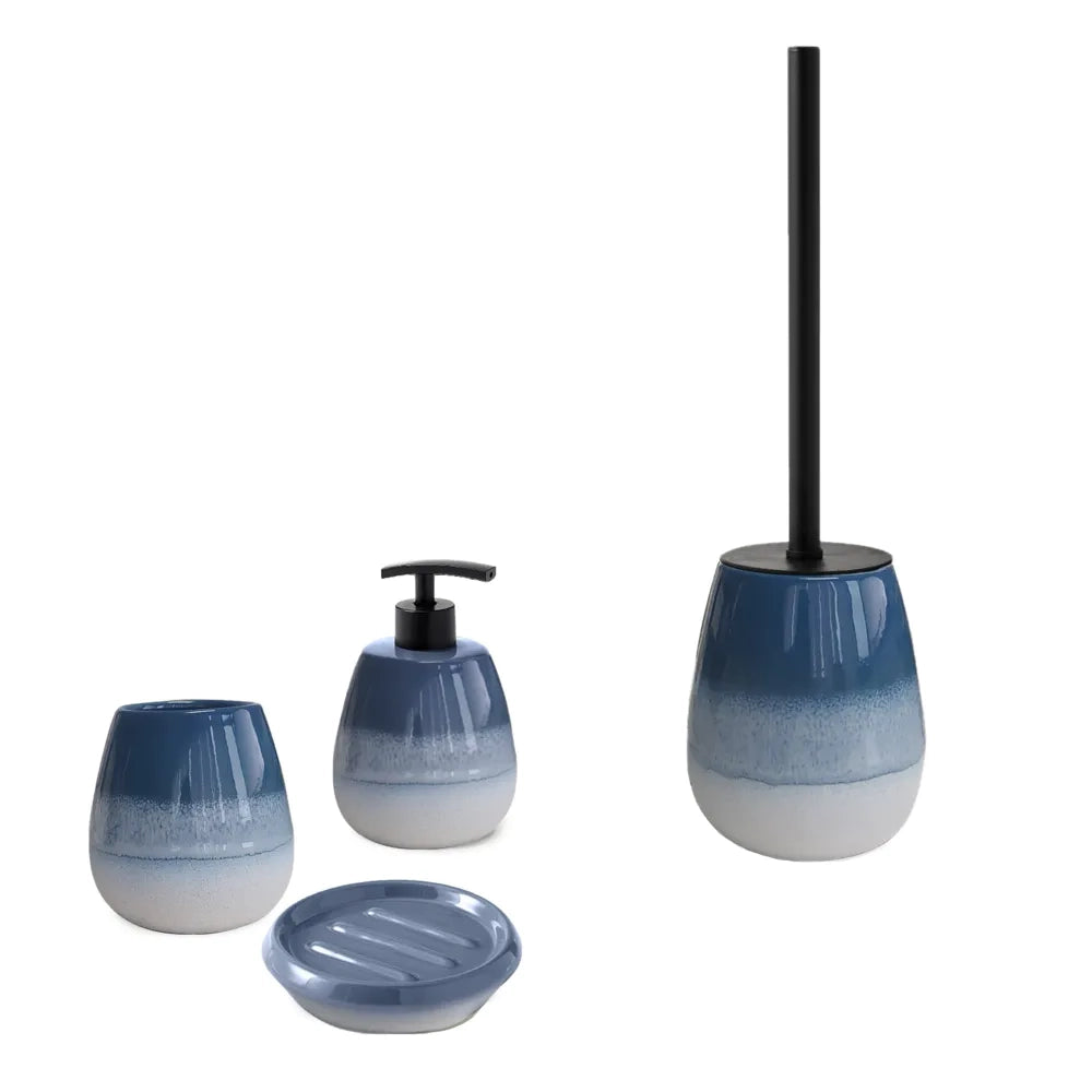 Portasapone Gedy in ceramica degradè blu | Shejla