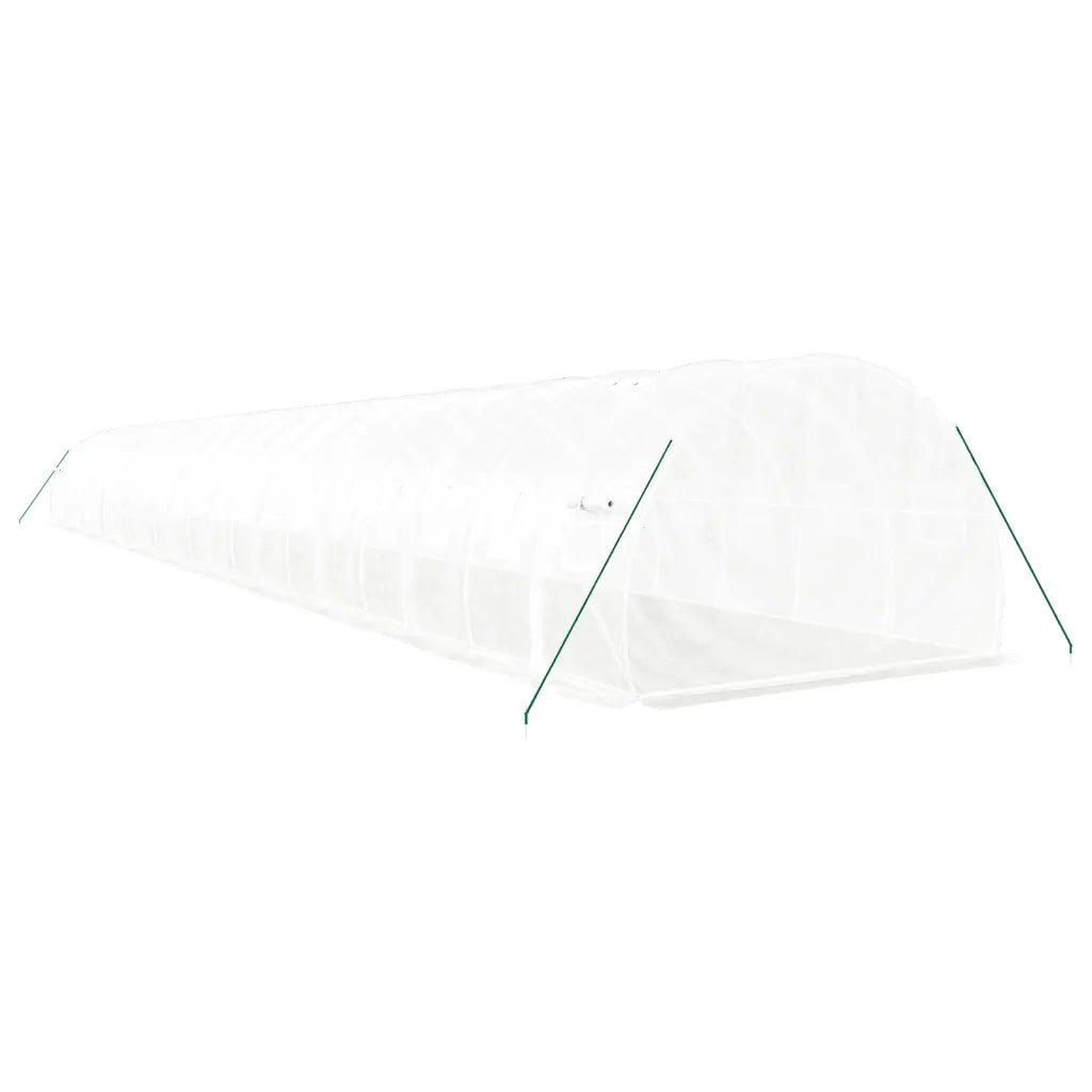 Serra con Telaio in Acciaio Bianco 66 m² 22x3x2 m 3188059