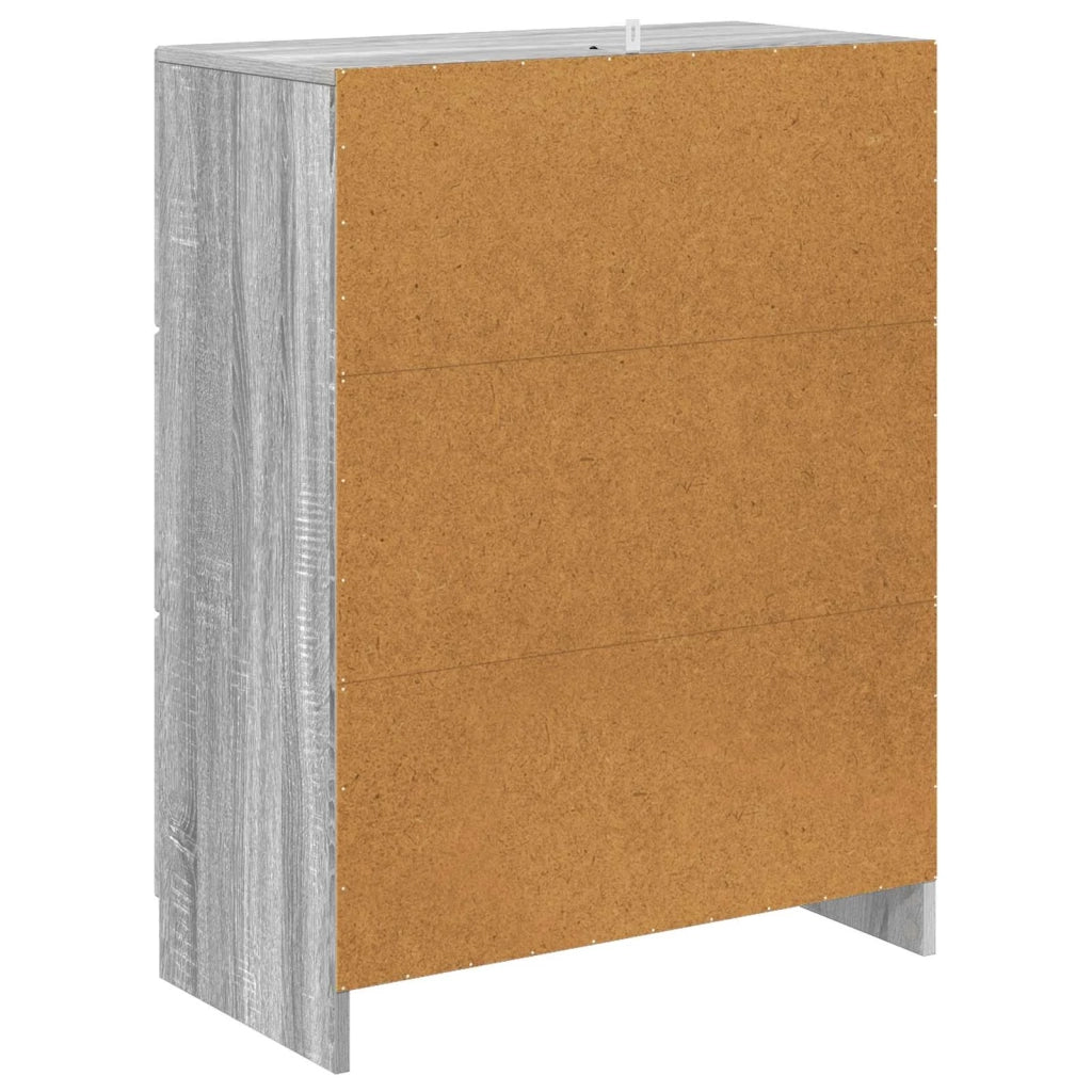 Mobile con Cassetti Grigio Sonoma 66 x 34,5 x 87 cm 895761