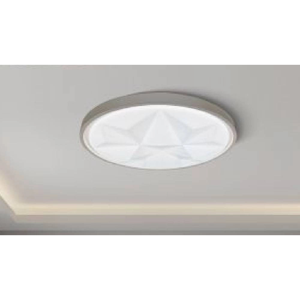 Trade Shop - Lampadario Da Soffitto Plafoniera Con 3 Colori Di Luce Design Moderno 60w Pn093c -