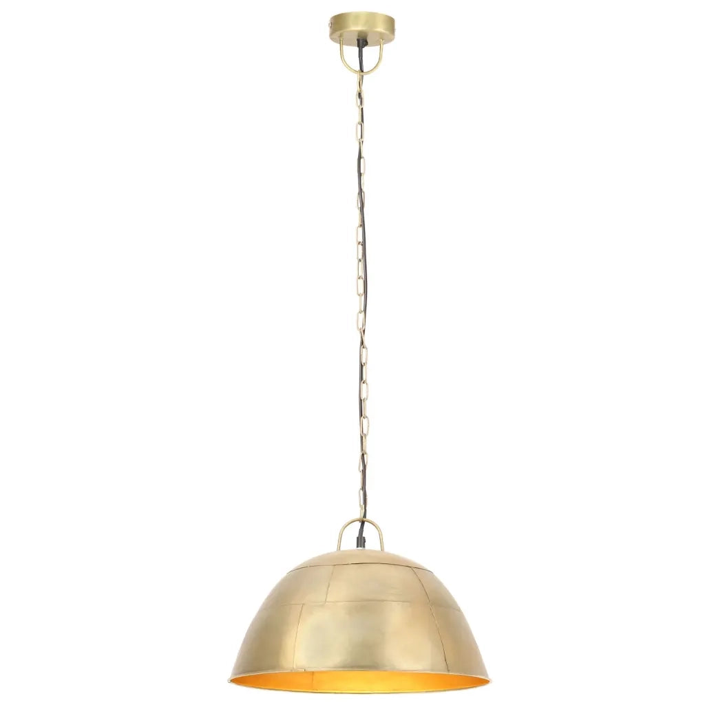 Lampada Industriale Vintage 25 W Ottone Rotonda 41 cm E27 320542