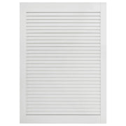 Porta a persiana anta per guardaroba anta per mensola rivestimento per armadio divisorio per guardaroba 69 x 39,4 cm legno di pino massiccio bianco 02_0003884