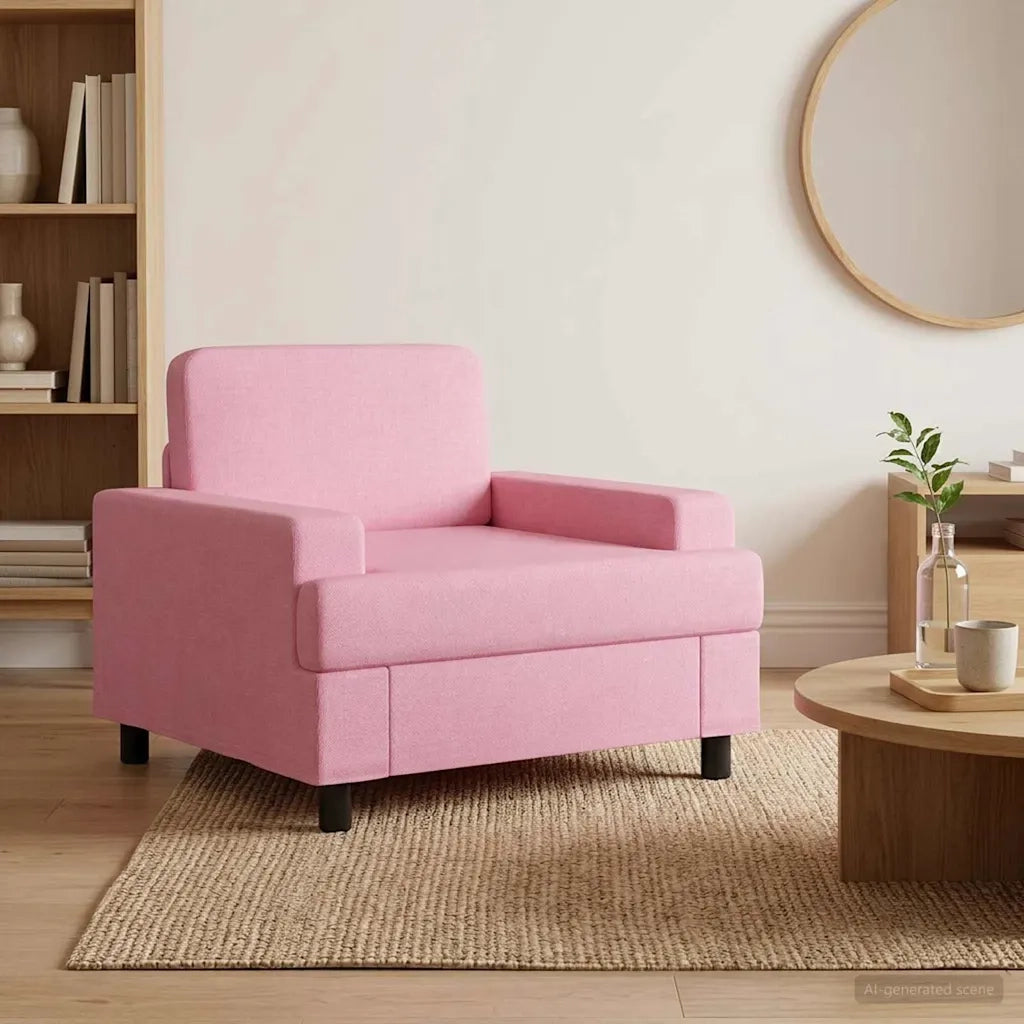 Poltrona Rosa Tessuto 42043465