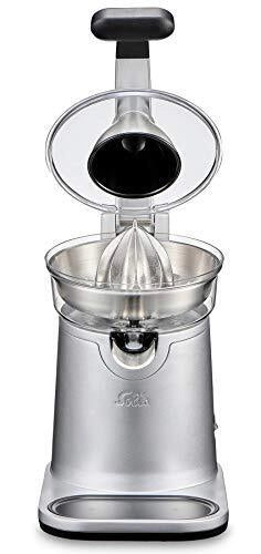 Solis 921.83 Spremiagrumi Elettrico 230 W con Funzione Antigoccia e Coperchio Argento