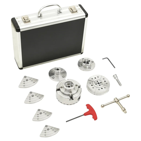 Set di Mandrini in Legno Autocentranti in Acciaio per 95 mmcod mxl 81499