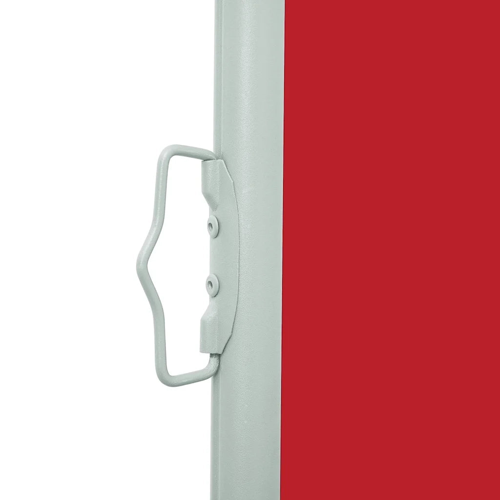 Tenda Laterale Retrattile per Patio 140x600 cm Rossa 313372