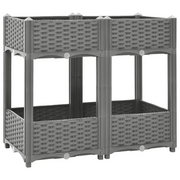 Fioriera Rialzata 80x40x71 cm in Polipropilene 153298