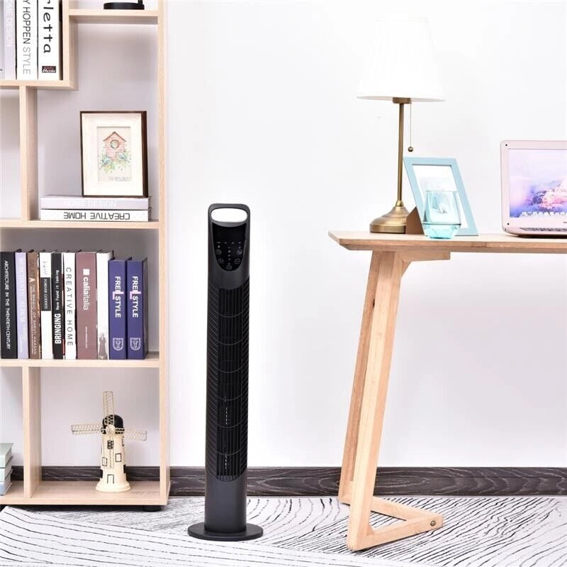 VENTILATORE A TORRE OSCILLANTE CON 3 VELOCITÀ E TELECOMANDO DA 40 W