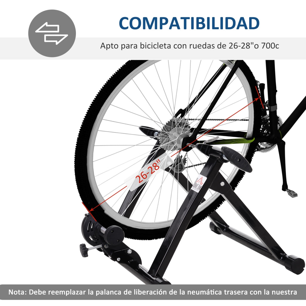 Tacchino per Bicicletta Pieghevole ¨C Zephmum ¨C Nero 54.5x47.2x39.1 cm