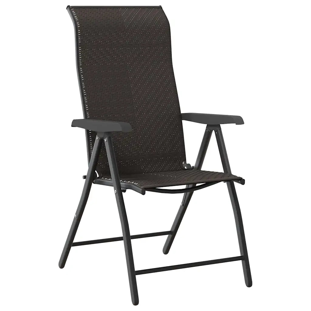 Set da Pranzo per Giardino 3 pcs Caffè nero