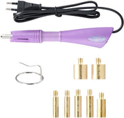 Applicatore di strass a 7 punte - Penna applicatrice per strass a mano - Forma compatta e leggera - Semplice da utilizzare e duraturo - Realizzato in ABS - Materiale di riscaldamento ceramico - Strumento per strass