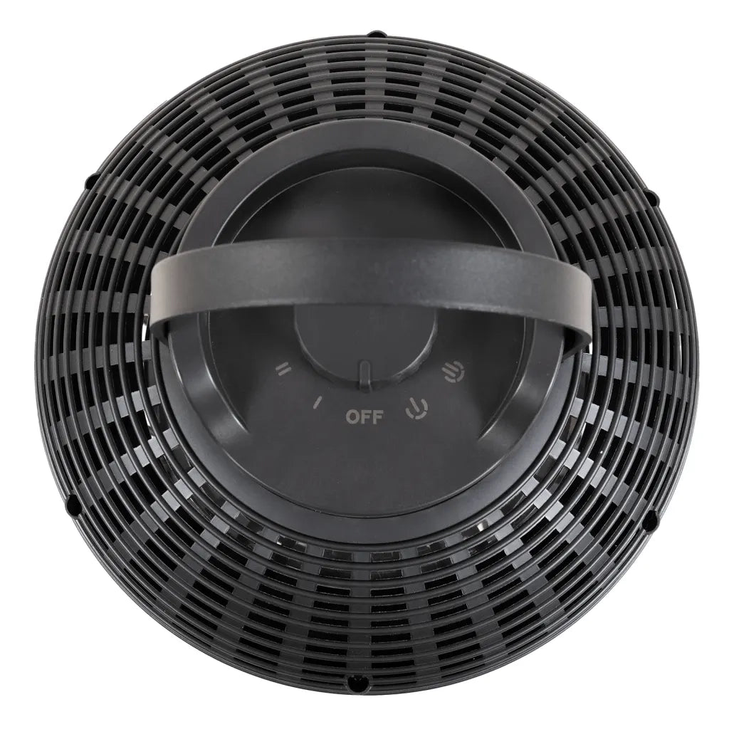 Sunred Lampada Riscaldante da Tavolo Indox 1200 W Alogeno Nero 441217