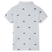 Polo per Bambini Grigio M¨¦lange 140