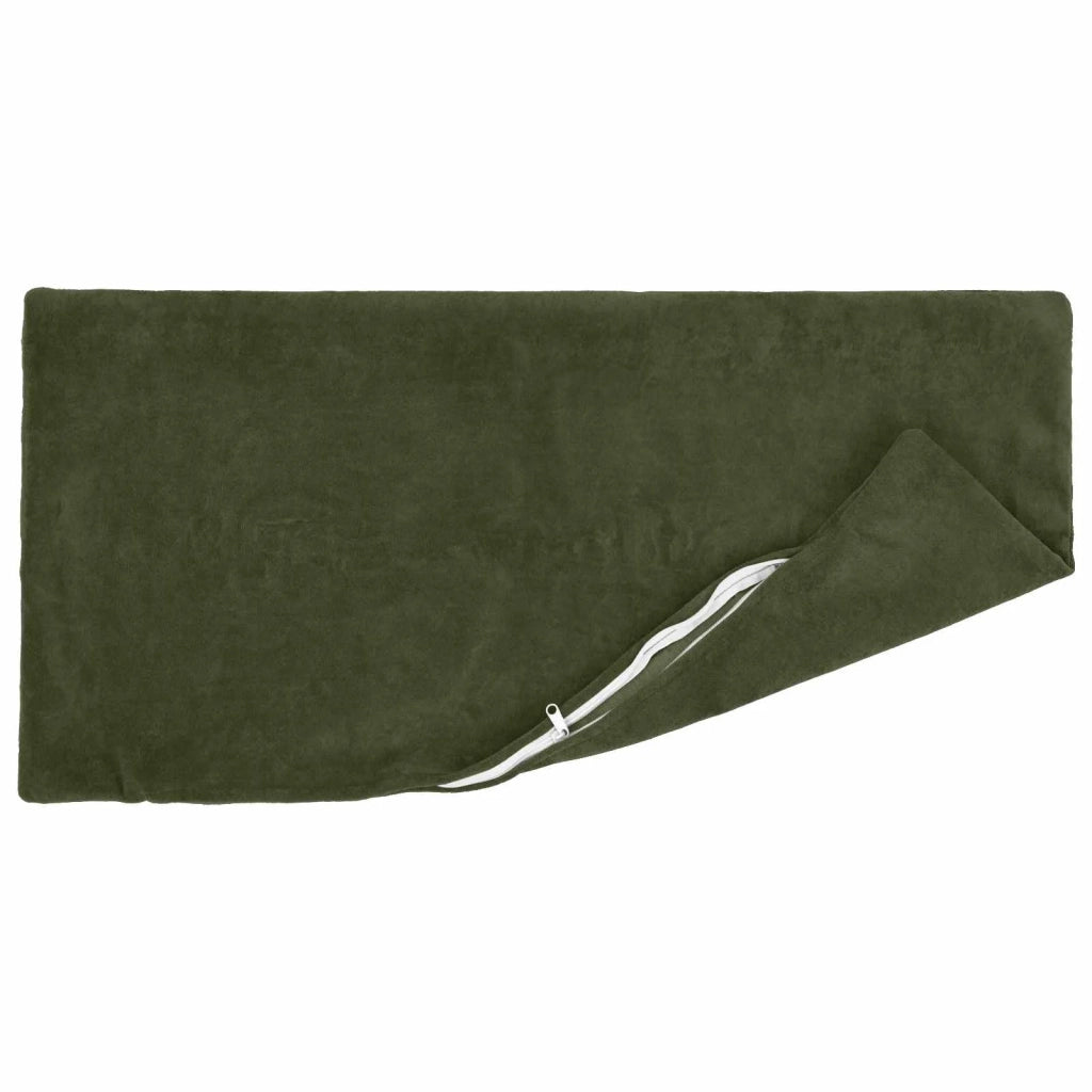 Federa 2 pcs HEERLEN Verde 40 x 80 cm Fleece in microfibra 909994