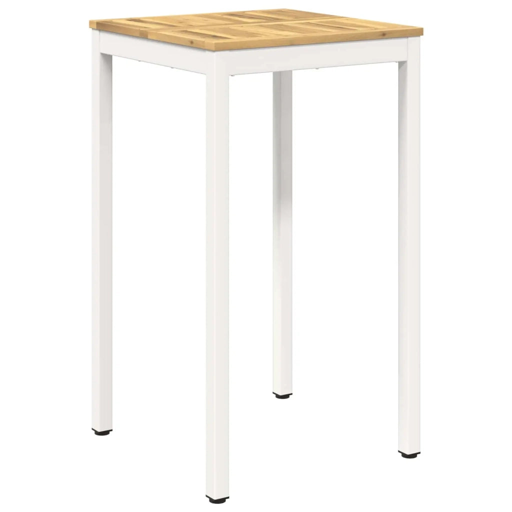 Tavolo Bar da Giardino Bianco 60 x 60,5 x 105 cm 901773