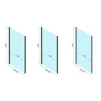 Cabina Doccia Rapid Slide Gold Brush 110x80