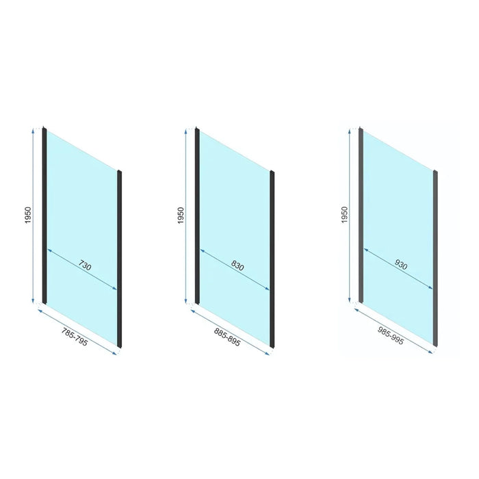 Cabina Doccia Rapid Slide Gold Brush 110x80