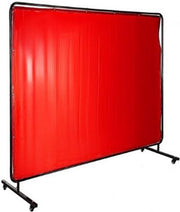 Lasgordijn in Vinile Rosso - Con Listino - 183 x 183 cm - Per Uso Industriale