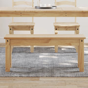 Panca da Pranzo Panama 105x30x45 cm in Legno Massello di Pino