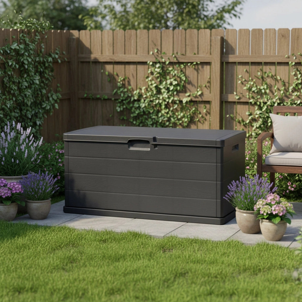 Creola, Baule Capienza 340 l Made in Italy, 118x59x57h cm Nero Antracite