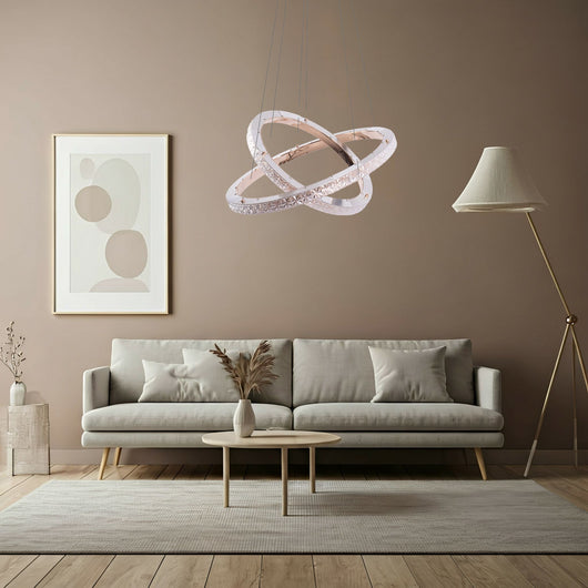 Lampada Led Ms011-cp Rose Gold 59cm