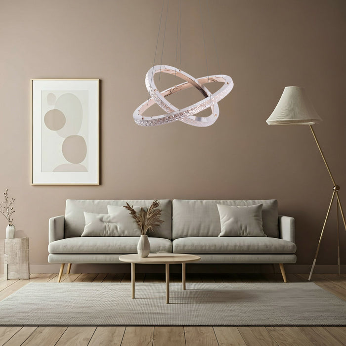 Lampada Led Ms011-cp Rose Gold 59cm