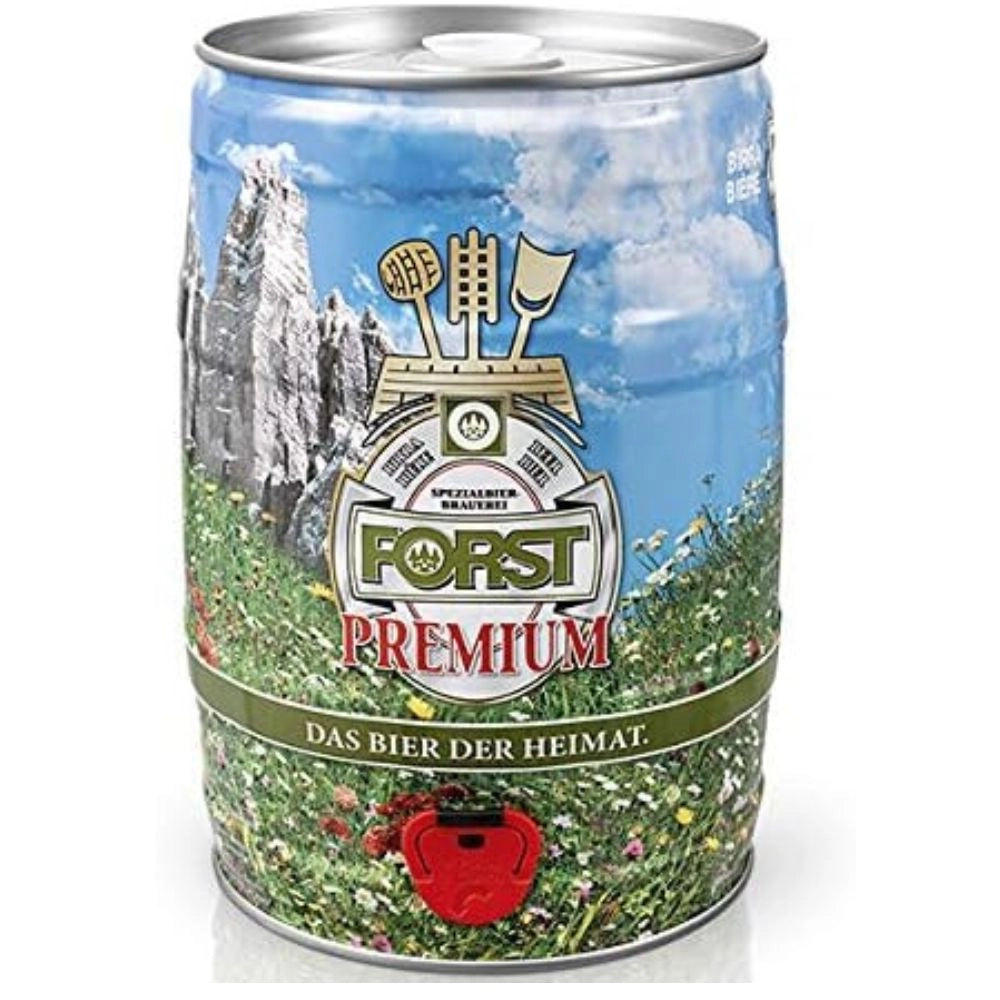 Forst premium birra 2 fusto barilotto da 5 litri ognuno