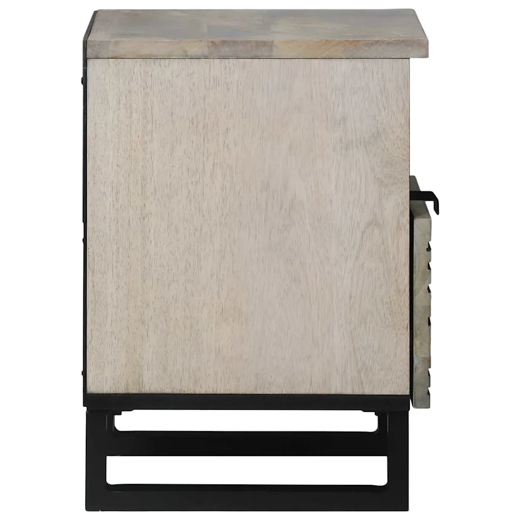 Armadio da Notte Bianco 40 x 33 x 46 cm Legno ingegnerizzato 4017978