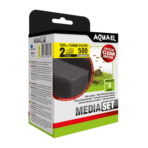 Aquael Ricambio spugna Filtrante per Turbo Filter 500 - 2pz