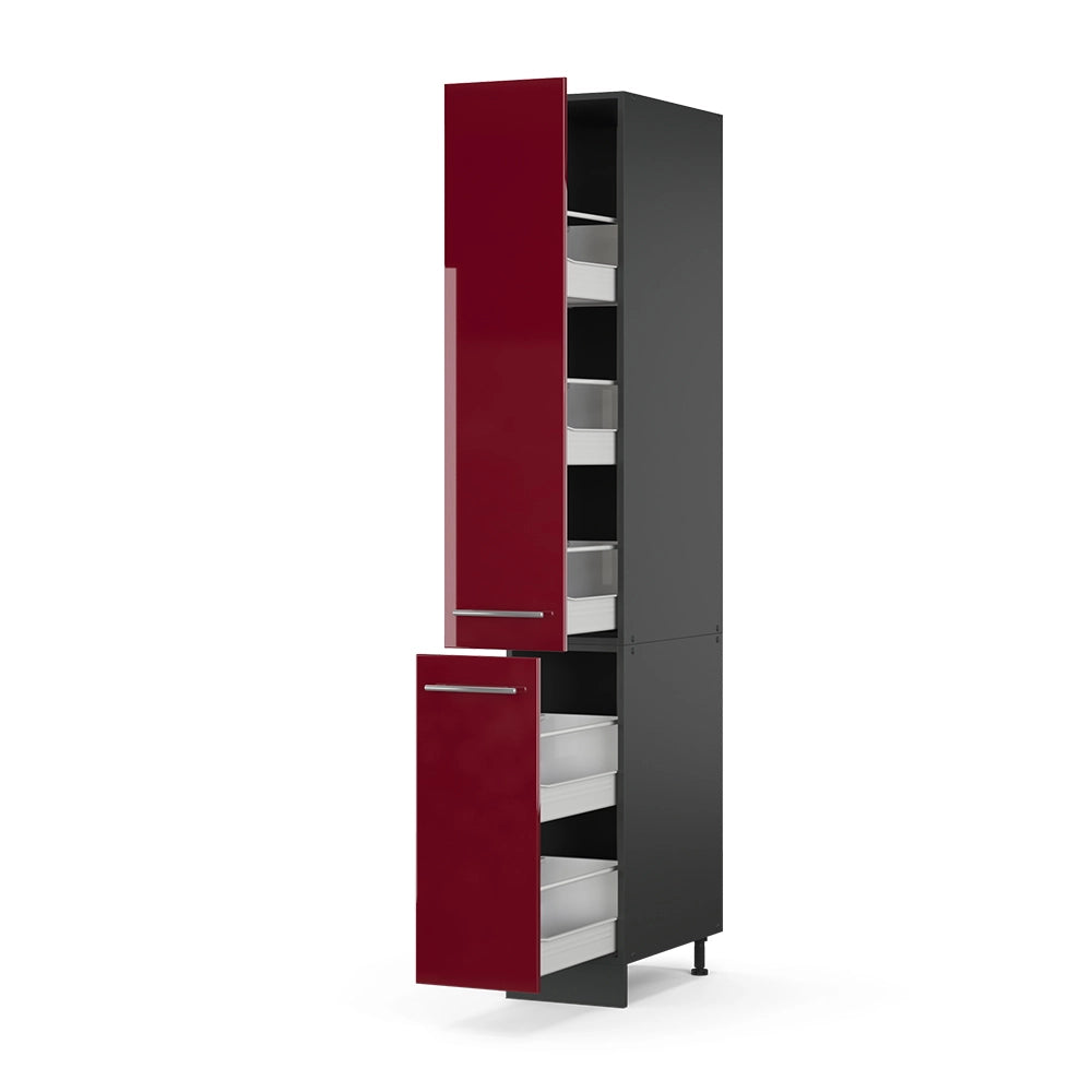 Vicco Armadio da farmacia Rosso bordeaux lucido 30 cm