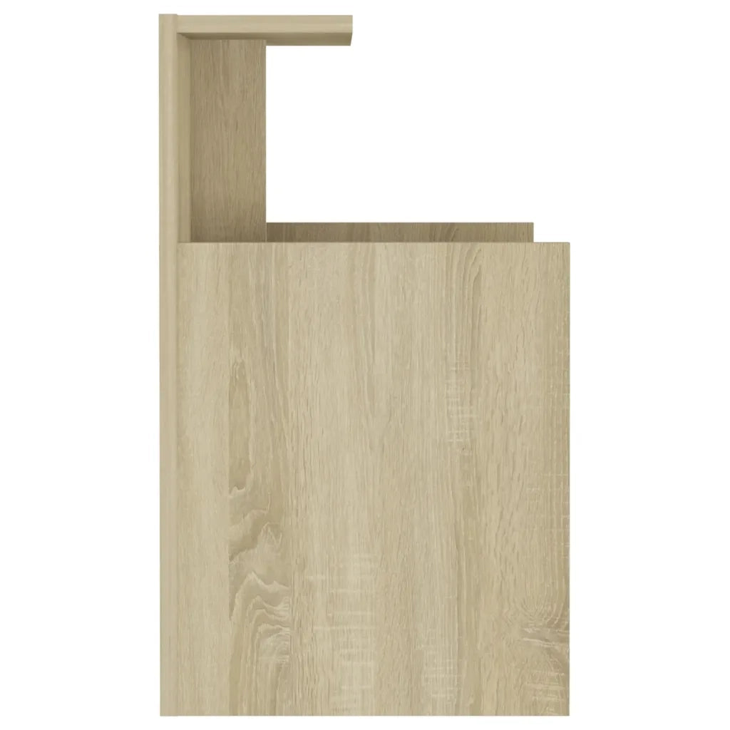 Comodini 2pz Rovere Sonoma 40x35x60 cm in Legno Multistrato 806182