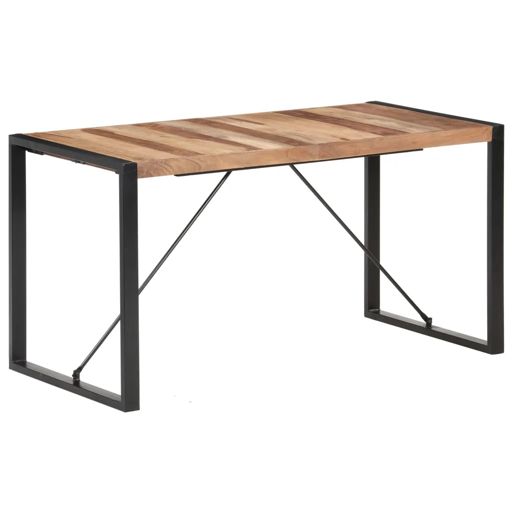 Tavolo da Pranzo 140x70x75 cm in Legno Massello 321540