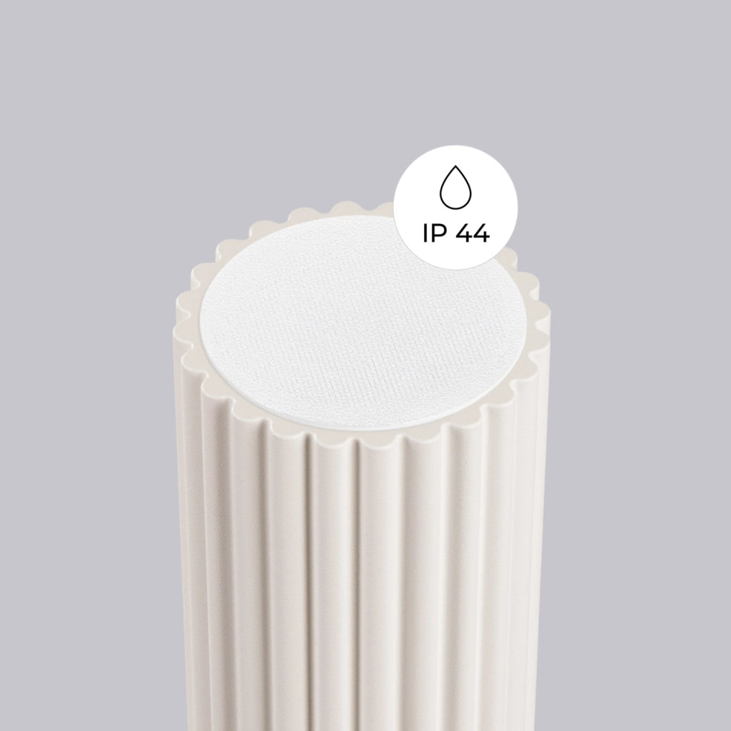 Spot soffitto SFERA Pure Lume beige globo bianco IP44 G9