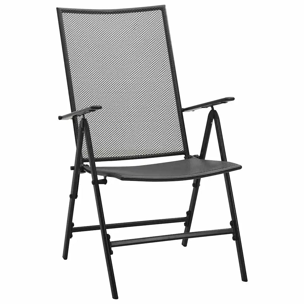 Set da Pranzo per Giardino 5 pcs Antracite
