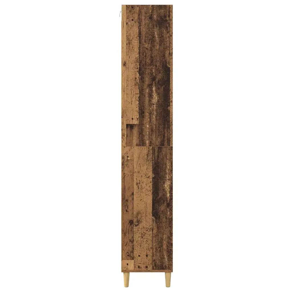 Credenza | Madia | Buffet da pranzo | Armadio da pranzo Legno vecchio 69,5 x 32,5 x 180 cm Legno multistrato
