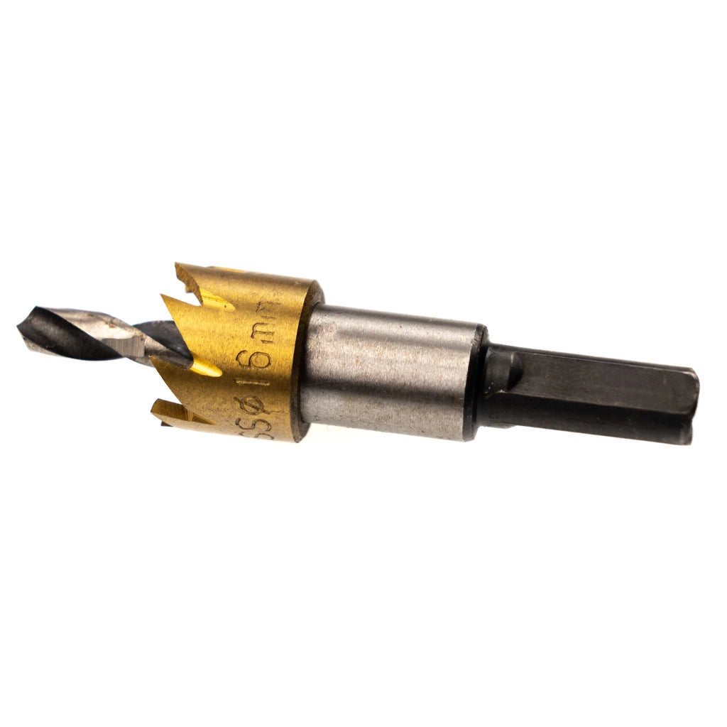 Set di Seghe a Tazza per Metallo, Legno e Acciaio – 5 Pezzi (16-30mm) | HSS Rivestito in Titanio | Precisione e Durata
