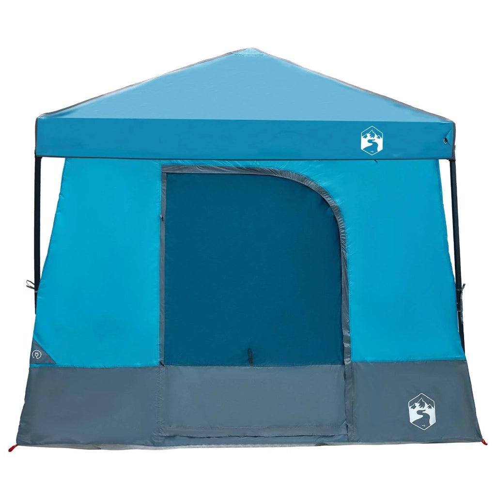 Set di Tende da Campeggio con tetto 2 pcs Blu Taffeta e Tessuto 3337171