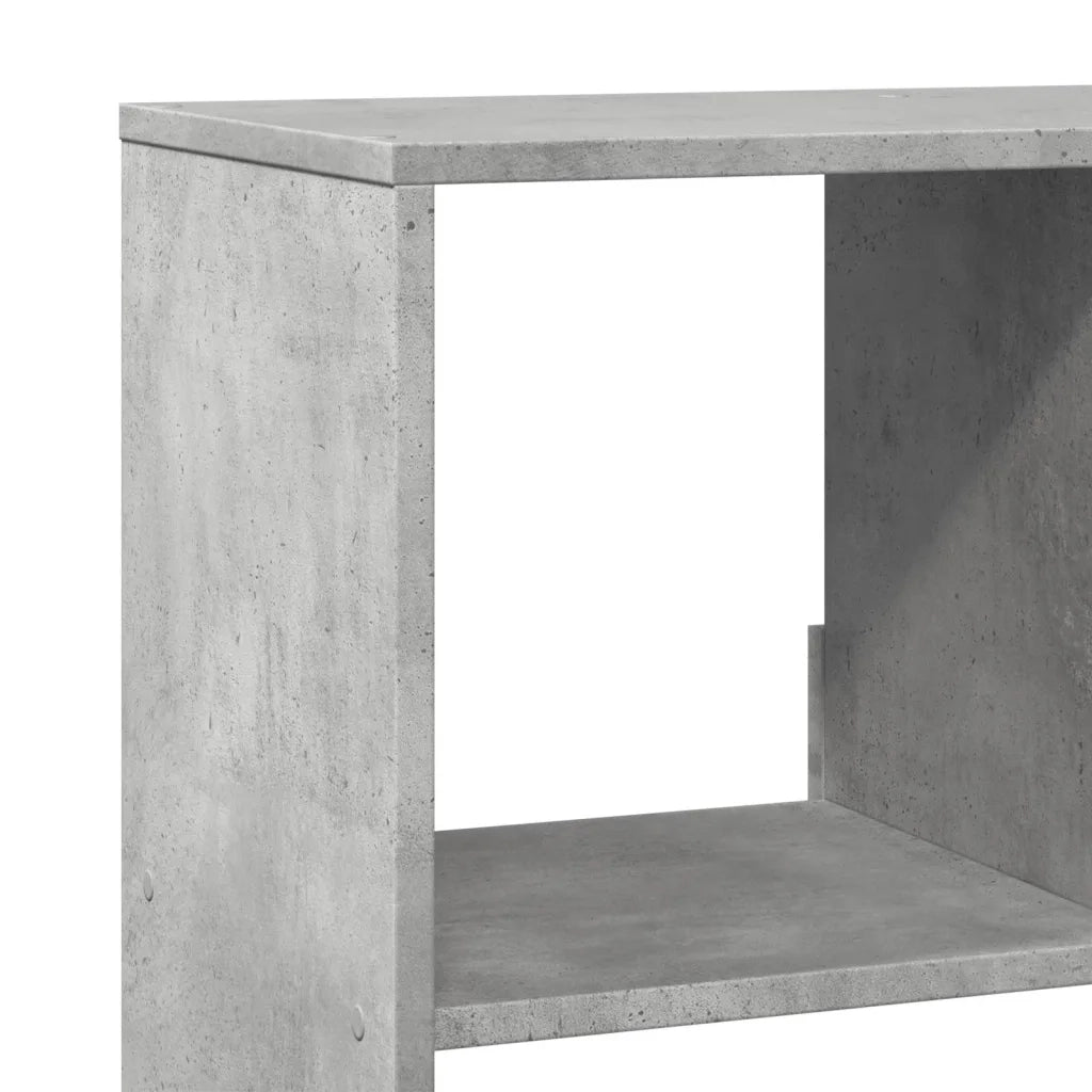 vidaXL Libreria Grigio Cemento 100x33x156,5 cm in Truciolato