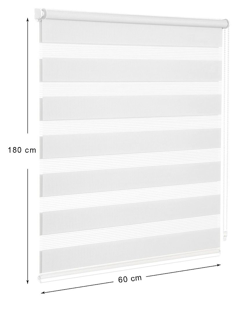 Tenda a Rullo 60x180 Cm Finestra Porta Interno Casa Ufficio Kit Montaggio Parete Telaio No Fori Grigio