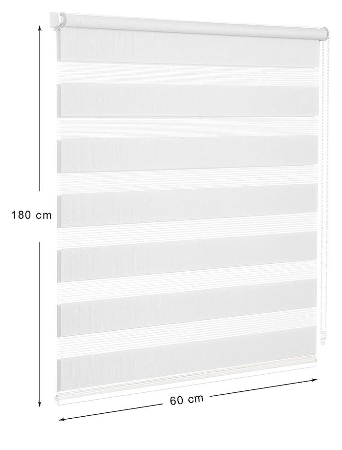 Tenda a Rullo 60x180 Cm Finestra Porta Interno Casa Ufficio Kit Montaggio Parete Telaio No Fori Grigio