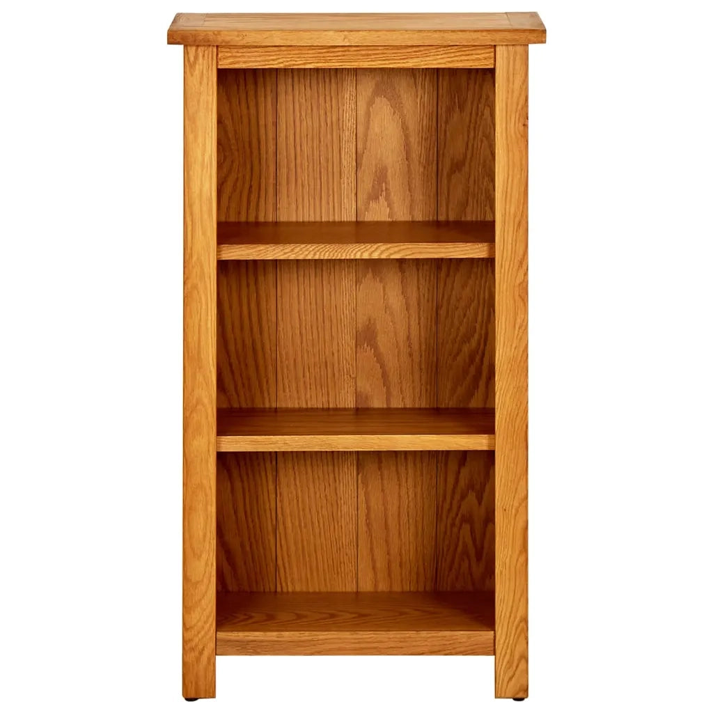 Libreria-Scaffale per Libri-Mobile di Stoccaggio Stretta 45x22,5x82 cm in Massello di Rovere