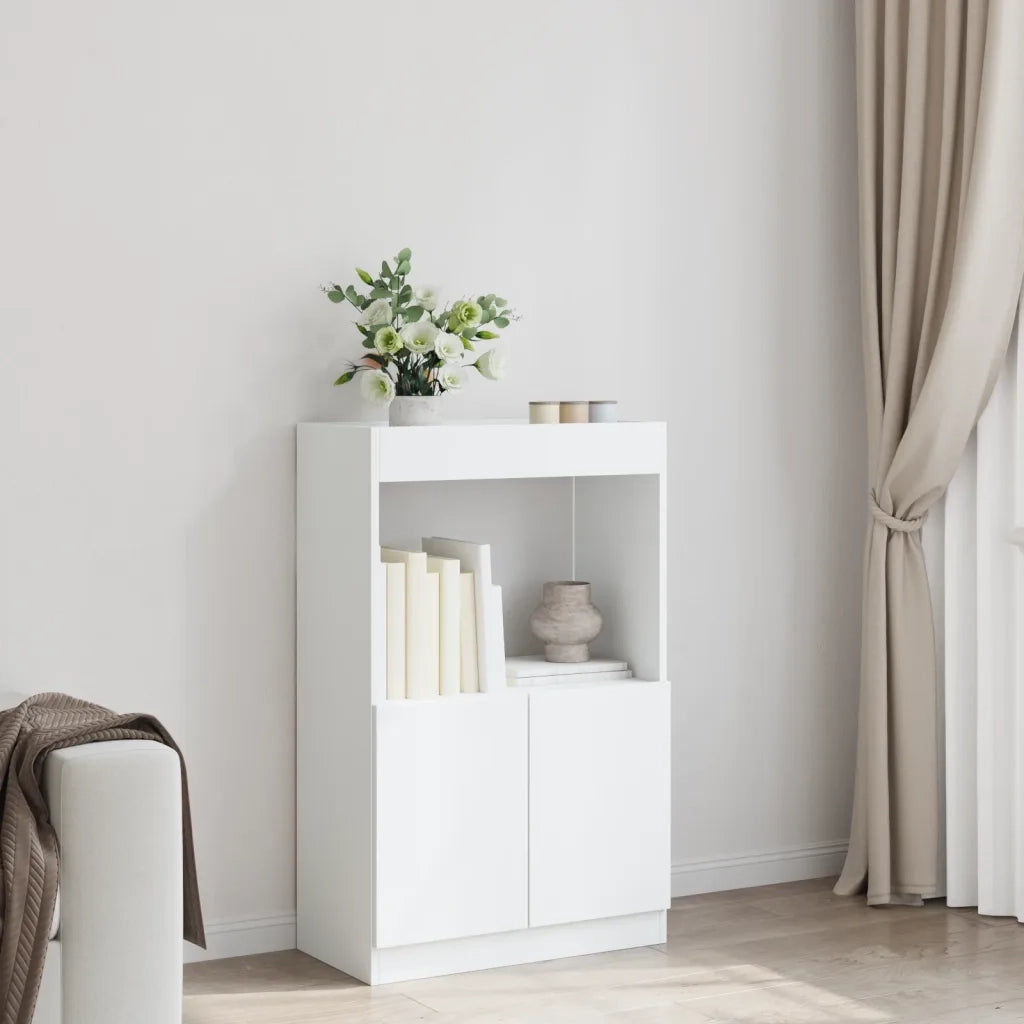 Credenza Bianca 63x33x100 cm in Truciolato 855097