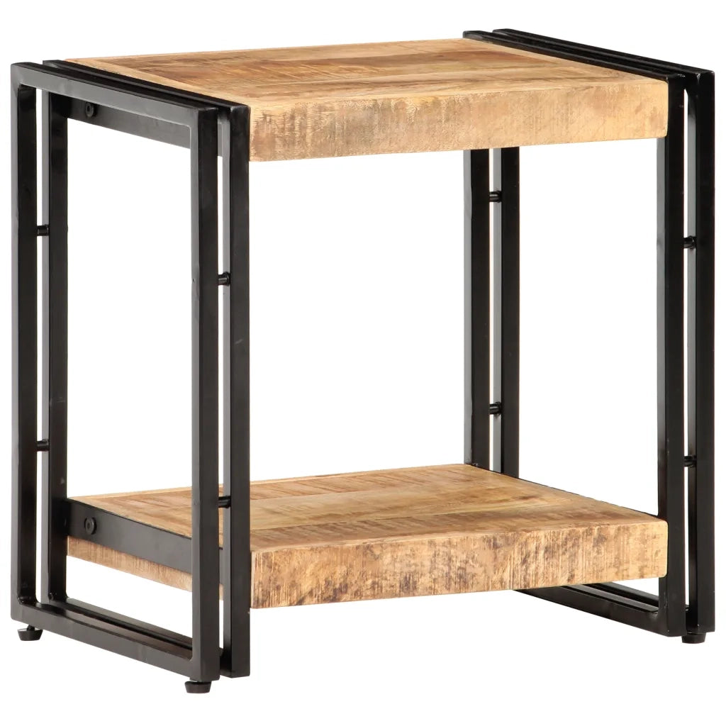Tavolino | Tavolo laterale 40x30x50 cm in Legno Massello di Mango Grezzo