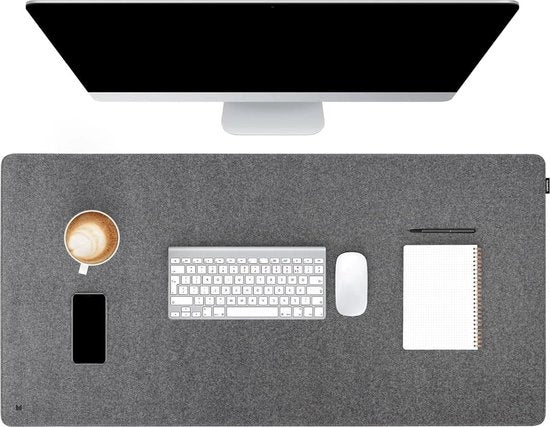 Sostegno Laptop XXL 80x40 cm Protezione Tavolo - Supporto Mice e Scrittura