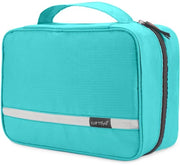 Borse da Bagno per Uomo e Donna, Grande Borsa Cosmetici, Borse da Viaggio, Borsa Cosmetici, Borse da Trucco, Borse da Bagno, Borse da Bagno con Cerniera (Blu Pastello)